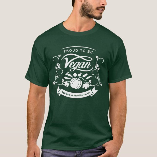 Proud to be Vegan T-Shirt (Front)