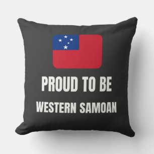 Proud to be Western Samoan Cushion