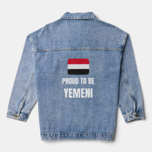 Proud to be Yemeni Denim Jacket