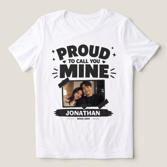 Proud to Call You Custom Tri-Blend Shirt (Design Front)