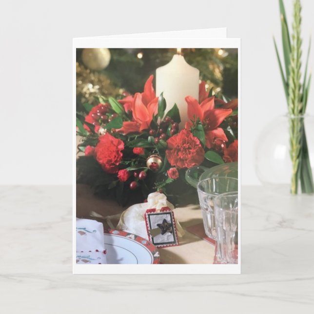 PROUD TO CALL YOU MY ****MOM**** CHRISTMAS HOLIDAY CARD (Front)