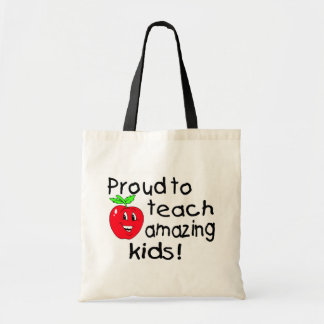 Proud To Teach Amazing Kids (Apple) Tote Bag