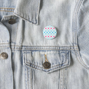 Proud Transmasculine Pride Flag Colours Polkadots 3 Cm Round Badge