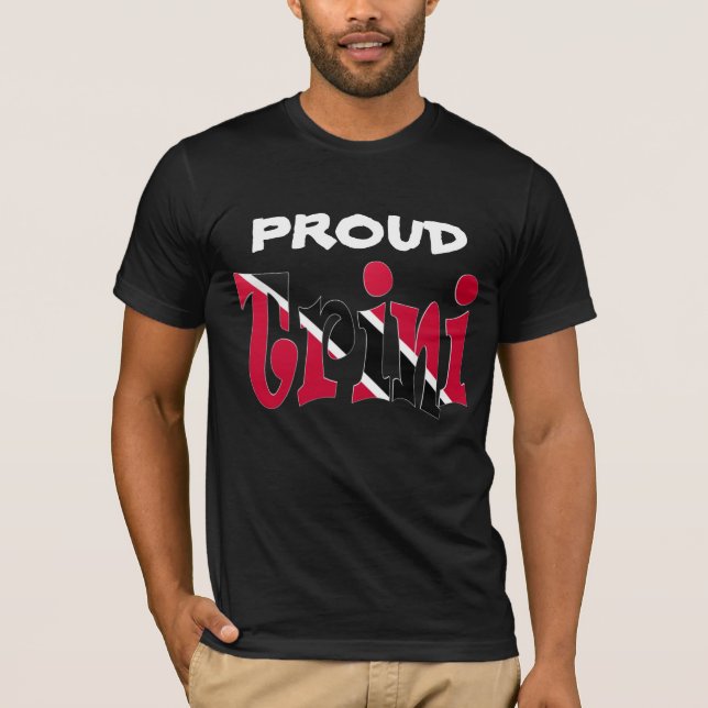 Proud Trini Flag T-shirt (Front)