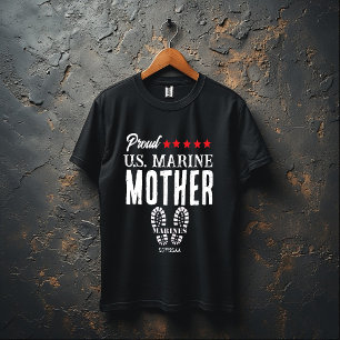 Proud U.S. Marine Customized Military T-Shirt
