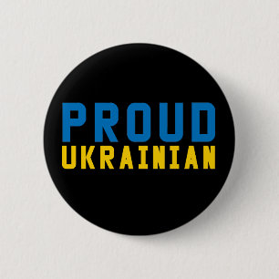 Proud Ukrainian 6 Cm Round Badge