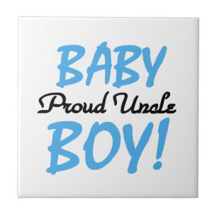 Proud Uncle Baby Boy Gifts Tile