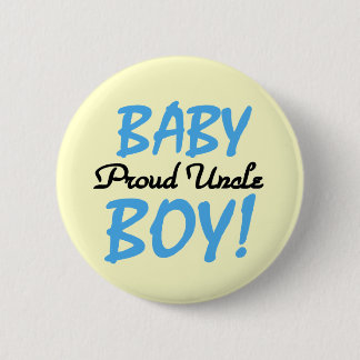 Proud Uncle Baby Boy T-shirts and Gifts 6 Cm Round Badge