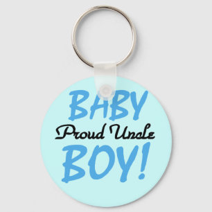 Proud Uncle Baby Boy T-shirts and Gifts Key Ring