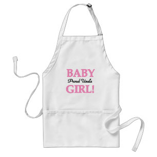 Proud Uncle Baby Girl Tshirts and Gifts Standard Apron