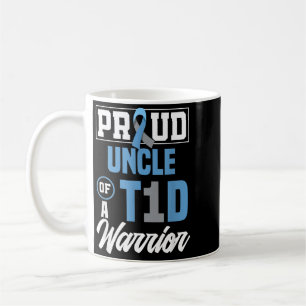 Proud Uncle Of A T1d Warrior Diabetes Awareness Coffee Mug