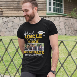 Proud Uncle of the Graduate Photo collage T-Shirt
