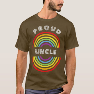 Proud uncle Pride LGBT  LGBTQ T LGBT Supporter Pri T-Shirt