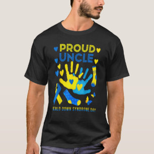Proud Uncle T21 World Down Syndrome Awareness Day  T-Shirt