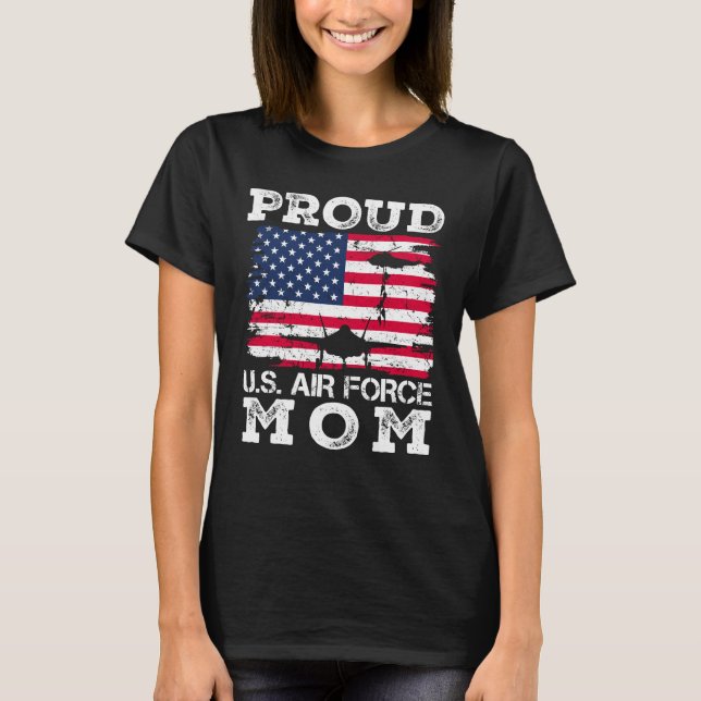 Proud US Air Force Mum Shirt (Front)