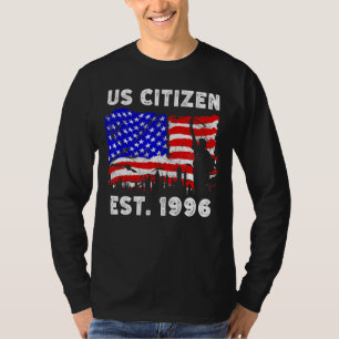 Proud US Citizen Est Since 1996 For New American T-Shirt