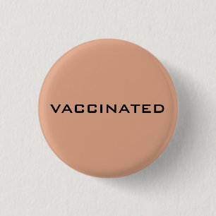 Proud Vaccinated Coronavirus Pandemic 3 Cm Round Badge