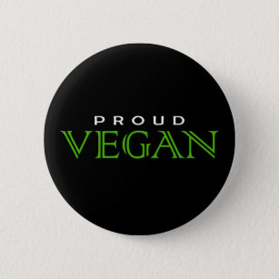 Proud Vegan 6 Cm Round Badge
