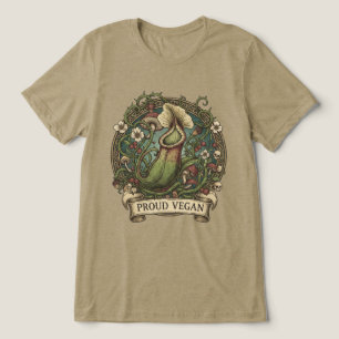 Proud Vegan Funny Tri-Blend Shirt