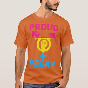 Proud Vegan Queer Trans Gay Lesbian Vegans Veganis T-Shirt