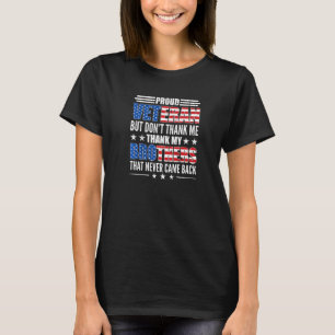 Proud Veteran Honouring All Who Served US Flag Vet T-Shirt