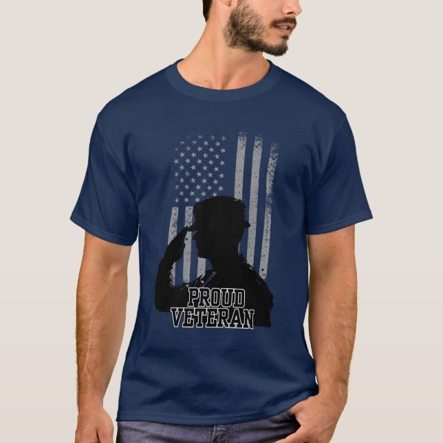 Proud Veteran T-Shirt (Front)