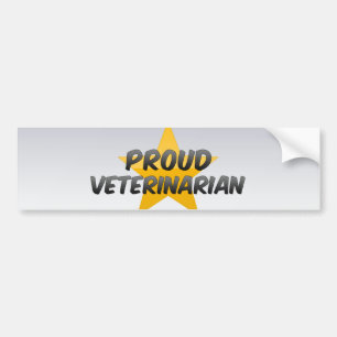 Proud Veterinarian Bumper Sticker