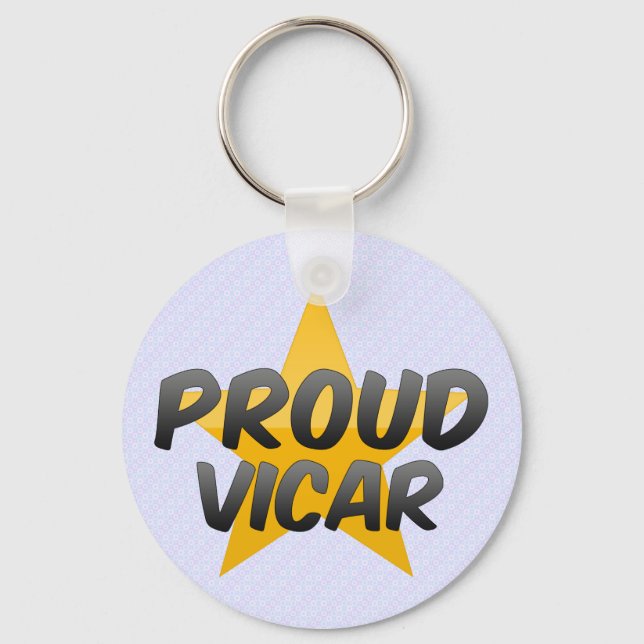 Proud Vicar Key Ring (Front)