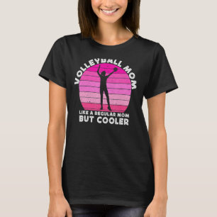 Proud Volleyball Ball Mum For Women Vintage  Volle T-Shirt