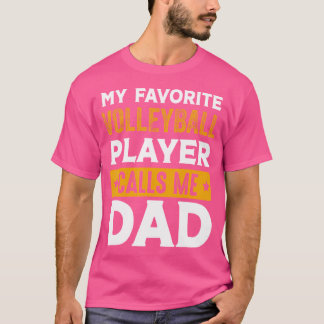Proud Volleyball Dad Father'S Day Funny Volleyball T-Shirt