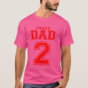 Proud Volleyball Dad Number 2 R T-Shirt
