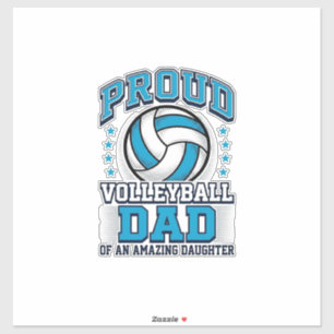 Proud Volleyball Dad Vintage Sports Shirt Design_1