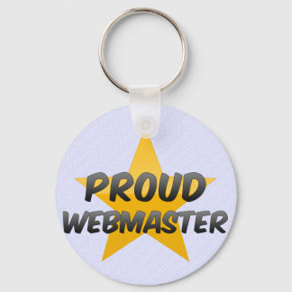 Proud Webmaster Key Ring