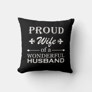 Proud Wife and Husband Cushion