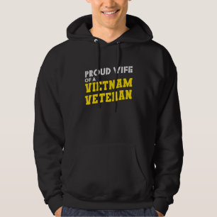 Proud Wife Of A Vietnam Veteran Patriotic Hoodie
