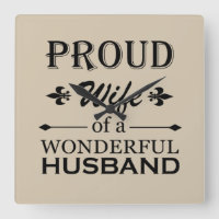 proud wife of a wonderful husband