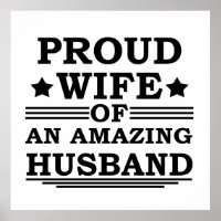proud wife of an amazing husband