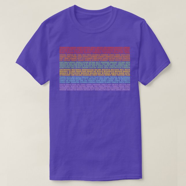 Proud World Citizen T-Shirt (Design Front)
