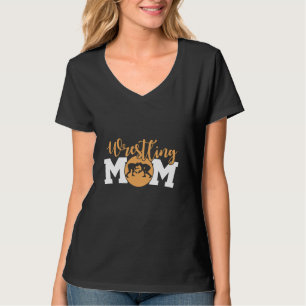 Proud Wrestling Mum Wrestler Mama Funny Mother's D T-Shirt