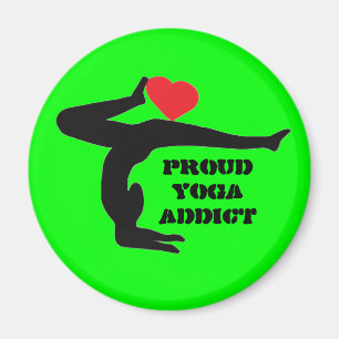 Proud Yoga Addict - Yoga Magnet
