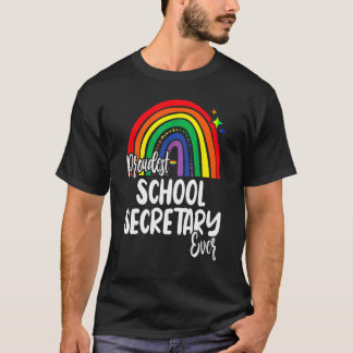 Proudest School Secretary Ever I Promise To Teach  T-Shirt