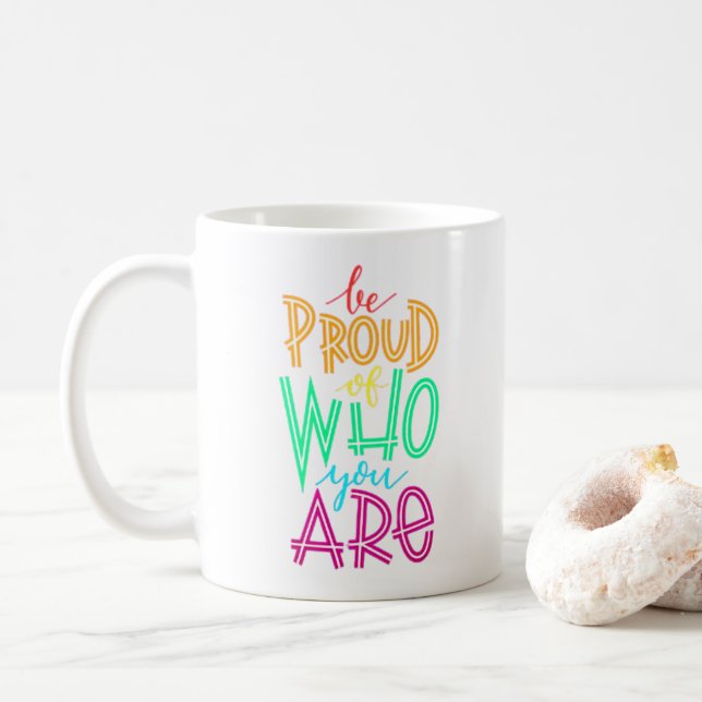 Proudly Be You - Retro Mug (With Donut)