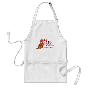 Proudly Canadian Beaver 150 Anniversary Standard Apron