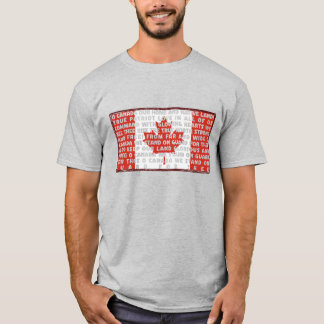 Proudly Canadian, True North Strong And Free! T-Shirt