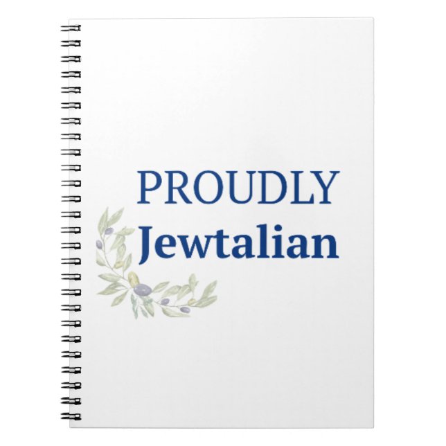 Proudly Jewtalian Journal (Front)