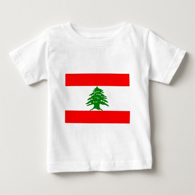 Proudly Lebanese - Proud To Be Lebanese - Lebanon Baby T-Shirt (Front)