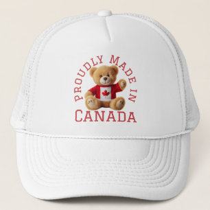 Proudly Made in Canada with Teddy Bear Trucker Hat