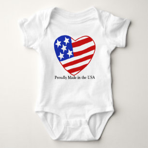 Proudly Made in the USA Baby Bodysuit