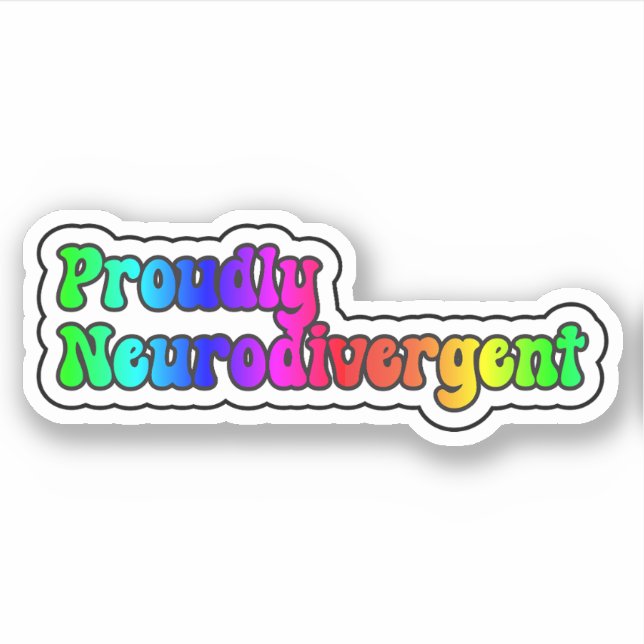 Proudly Neurodivergent Rainbow Neurodiversity (Front)
