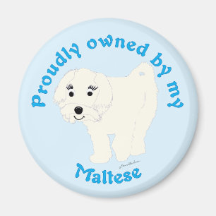 Proudly Owned by a Maltese Magnet